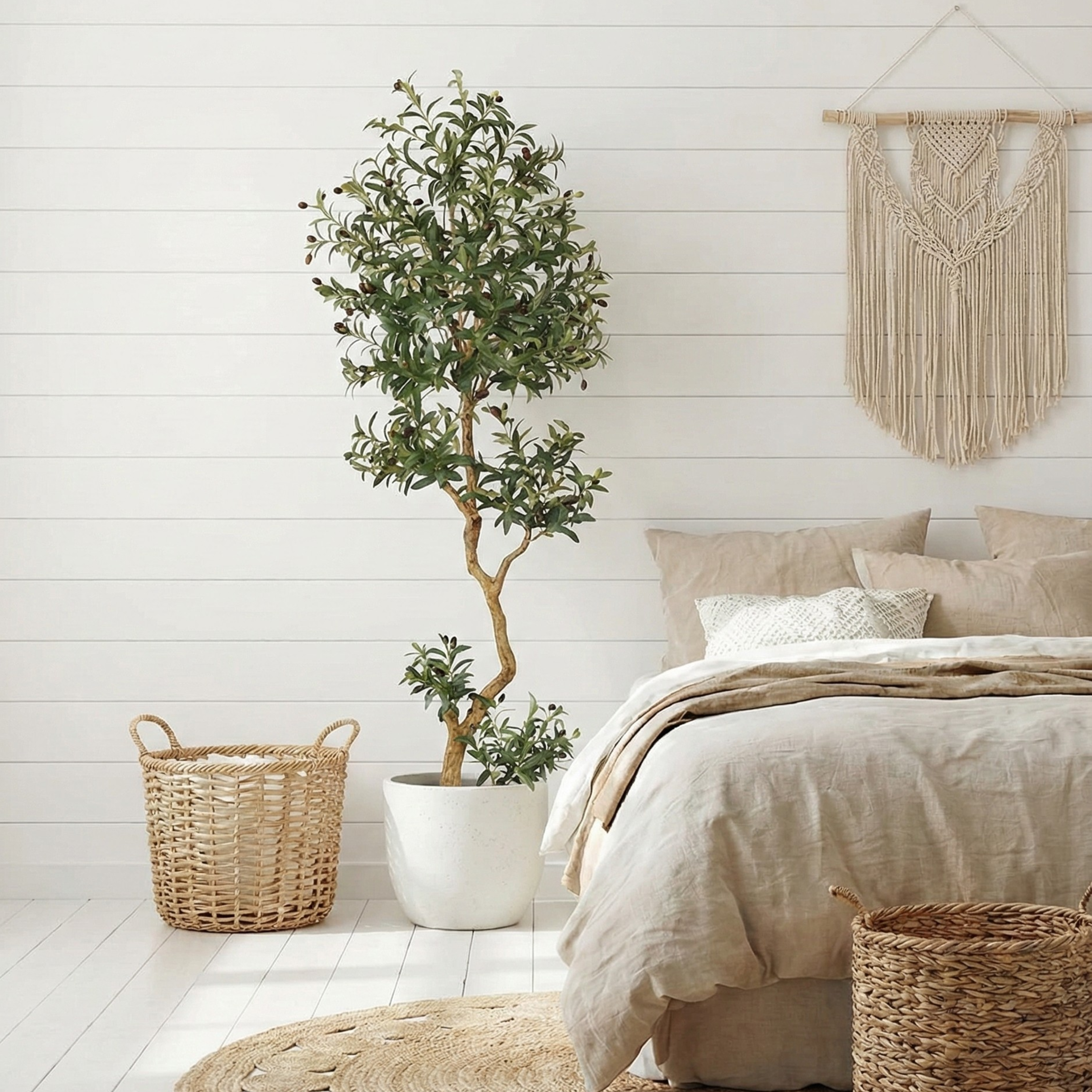 Faux Olive Tree 7 Ft